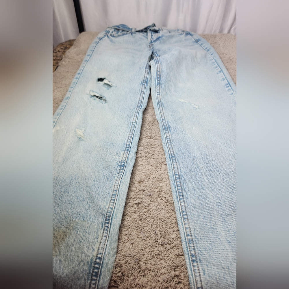 Women's High-Rise Foldover Straight Jeans - Wild Fable Size 0/32" - Picture 11 of 16